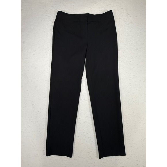 The Limited Pants - The Limited Collection Womens Black Straight Leg Dress Pants Size 4 Professional